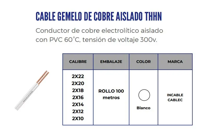 cable gemelo 6